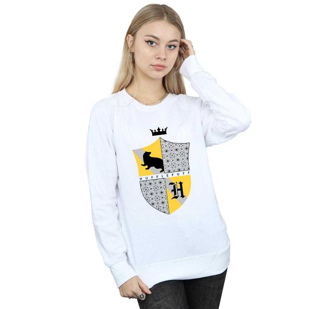 Harry Potter Womens/Ladies Hufflepuff Shield Sweatshirt