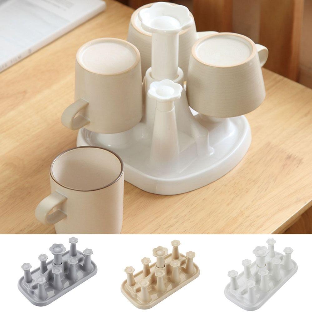 Plastic Drain Cup Holder Upside Down Water Cup Holder Cups Display Holder Tea Cup Holder  Desktop