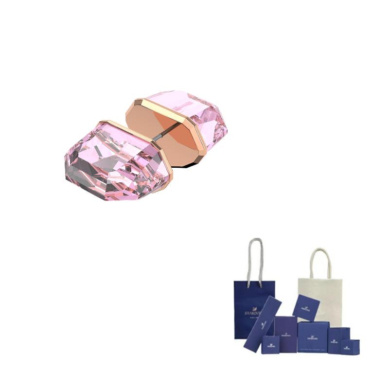 Swarovski Lucent Stud Single Earring F-Branded gift bag розовый