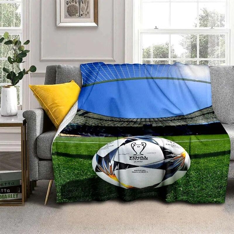3D Print Football  Blanket For All Season,Warm and Soft Blanket  For Couch Sofa Office Home Travel Camping Birthday Gift