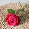 Single Velvet Strand Rose Simulation Flower Table Decor And Special Occasions
