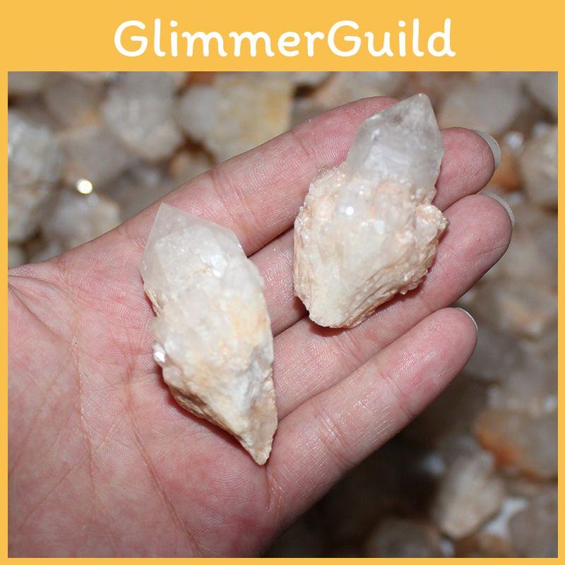 Stunning Natural Pineapple Crystal Point Cluster Wand White Quartz Healing Gemstone