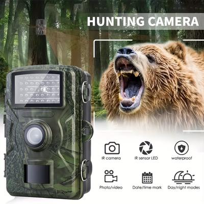 Wild Hunting Infrared Night Vision Motion Activated Trail Camera with Photo Trap Tracking for Outdoor Game Surveillance