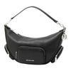 Michael Kors Mk Pkt Shoulder Zip Closure Leather Tote Bag Women Tote Bags Black 35R6S0WS8L-BLACK