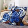 Chelsea FC Poster Print FlAannel Blanket, High Quality Comfortable for All Seasons, Home Decor, Warmth and Comfort