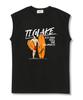 TI.GLAKE Surfman Oversized Sleeveless T-Shirt Black