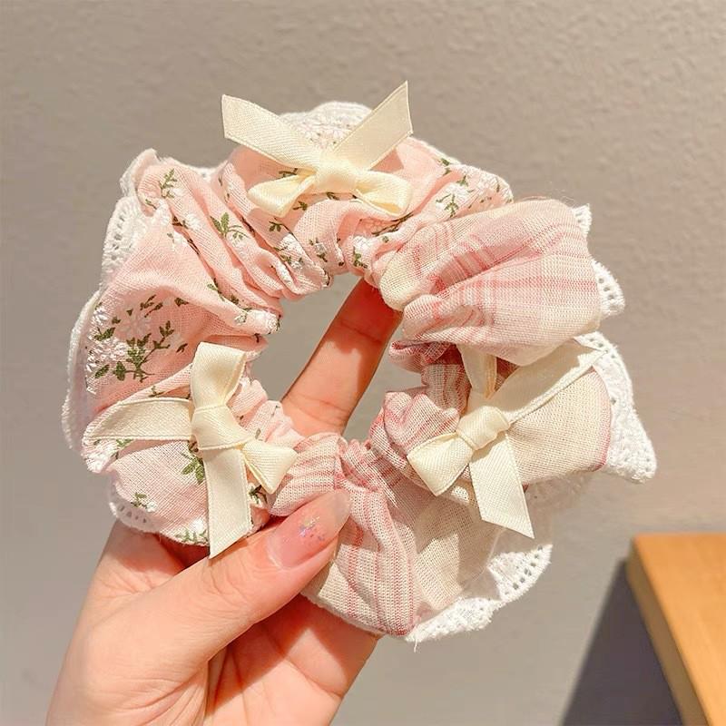 Fresh Summer Sweet Lace Bow Hair Tie - Elegant & Stylish Hair Accessory