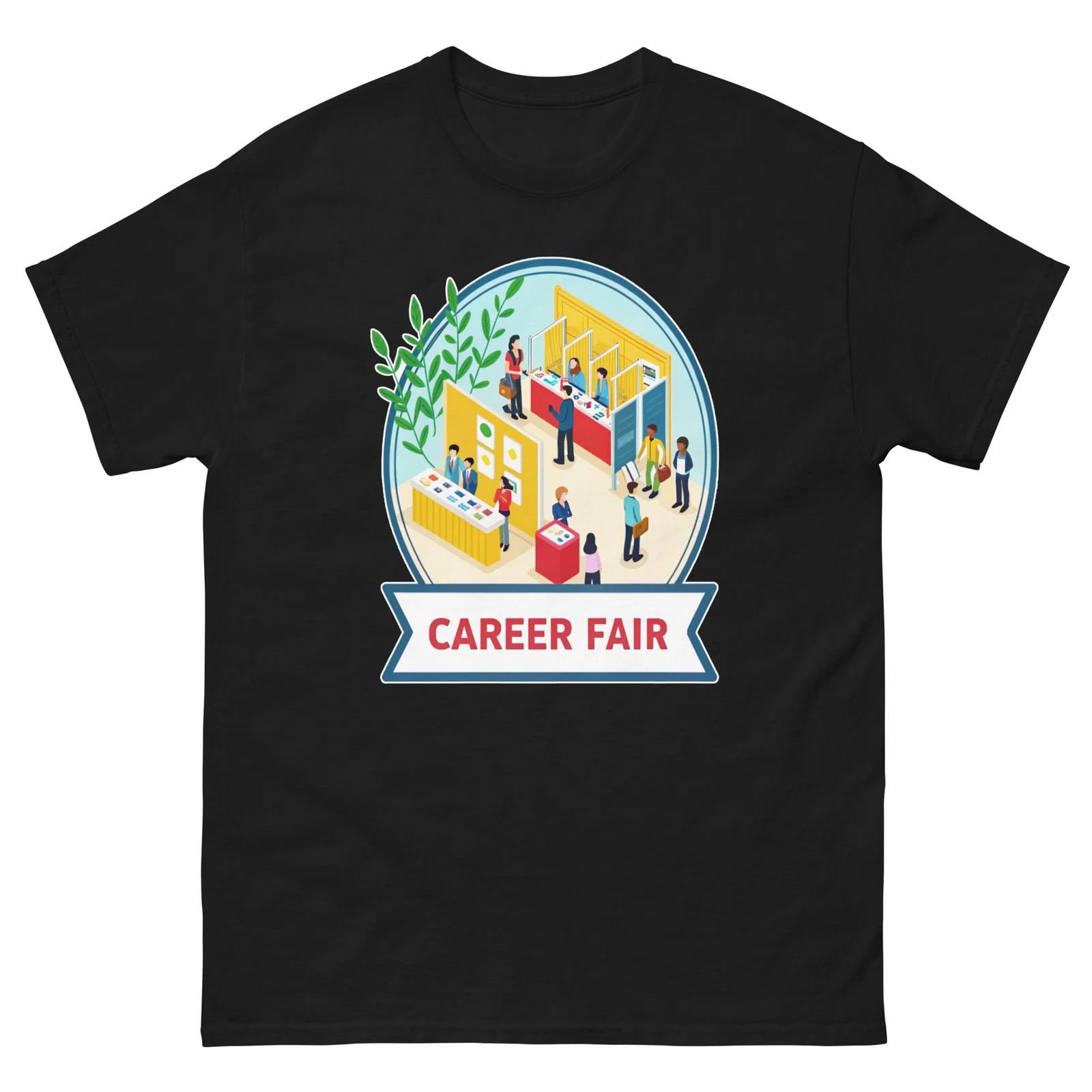 Career Fair Event Attraction Social Gathering T-Shirt 2XL