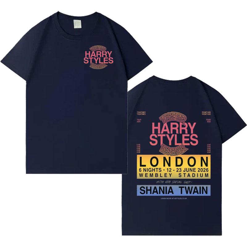 Camisetas Tour 2026 de Harry Styles Estética Hip Hop Camiseta para Hombre Mujer Harajuku Oversize Casual Adolescentes Camisetas
