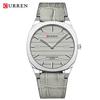 Curren Brand Luxury Men's Quartz Watch Ultra-Thin Waterproof Men's Wristwatch Business Fashion Watch for Men Leather Reloj 8480