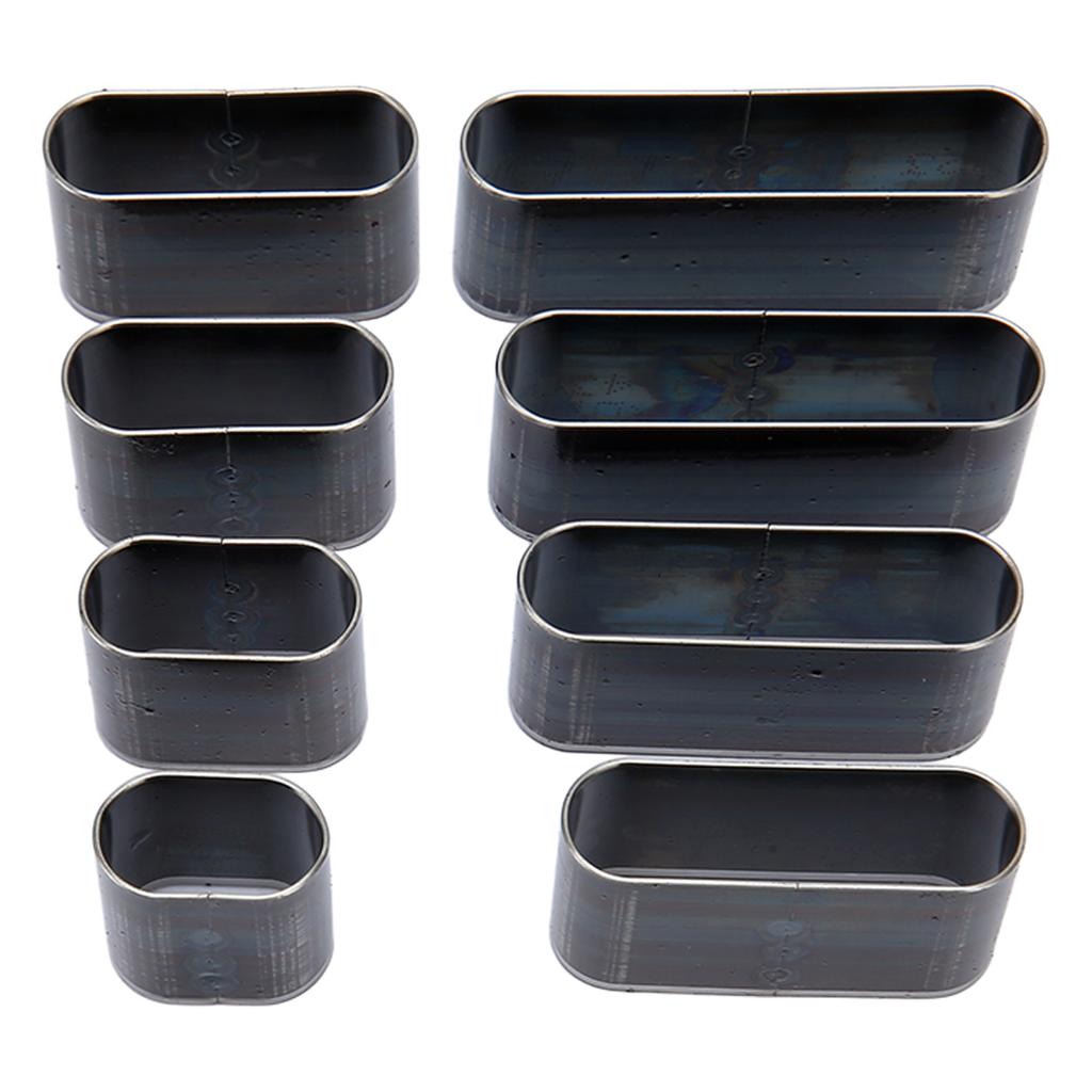 8Pcs Leather Hole Punch Die Mold High Carbon Steel Leather Shape Puncher Cutter for Phone Case