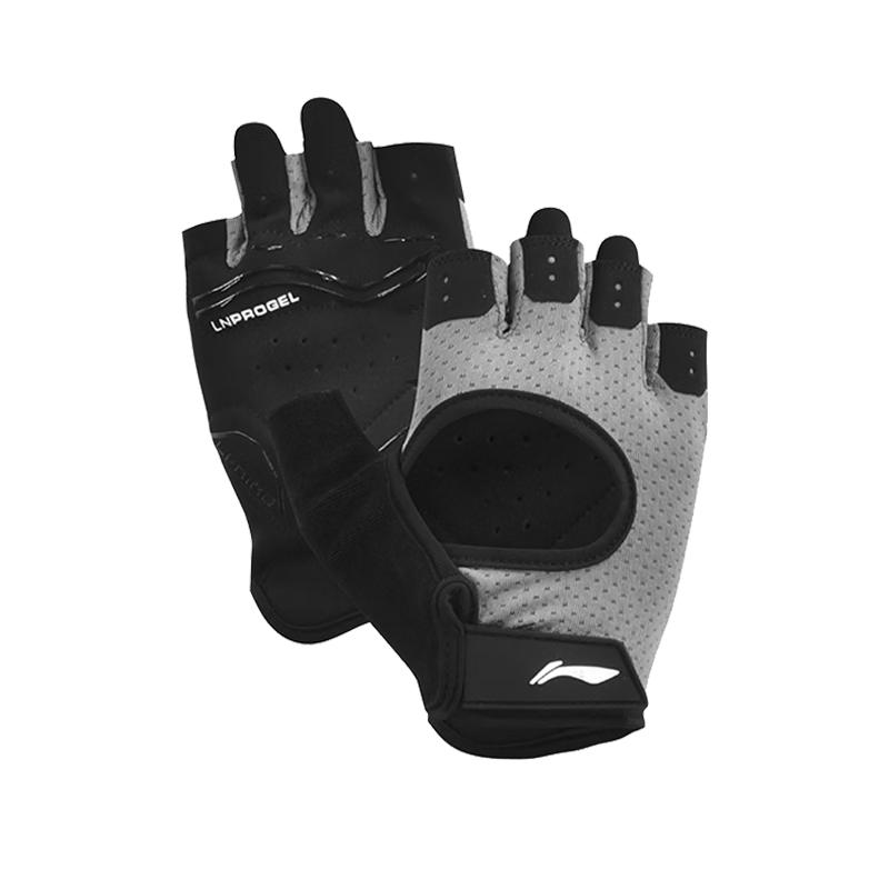 

Li-Ning Half-Finger Workout Gloves with Wrist Support L