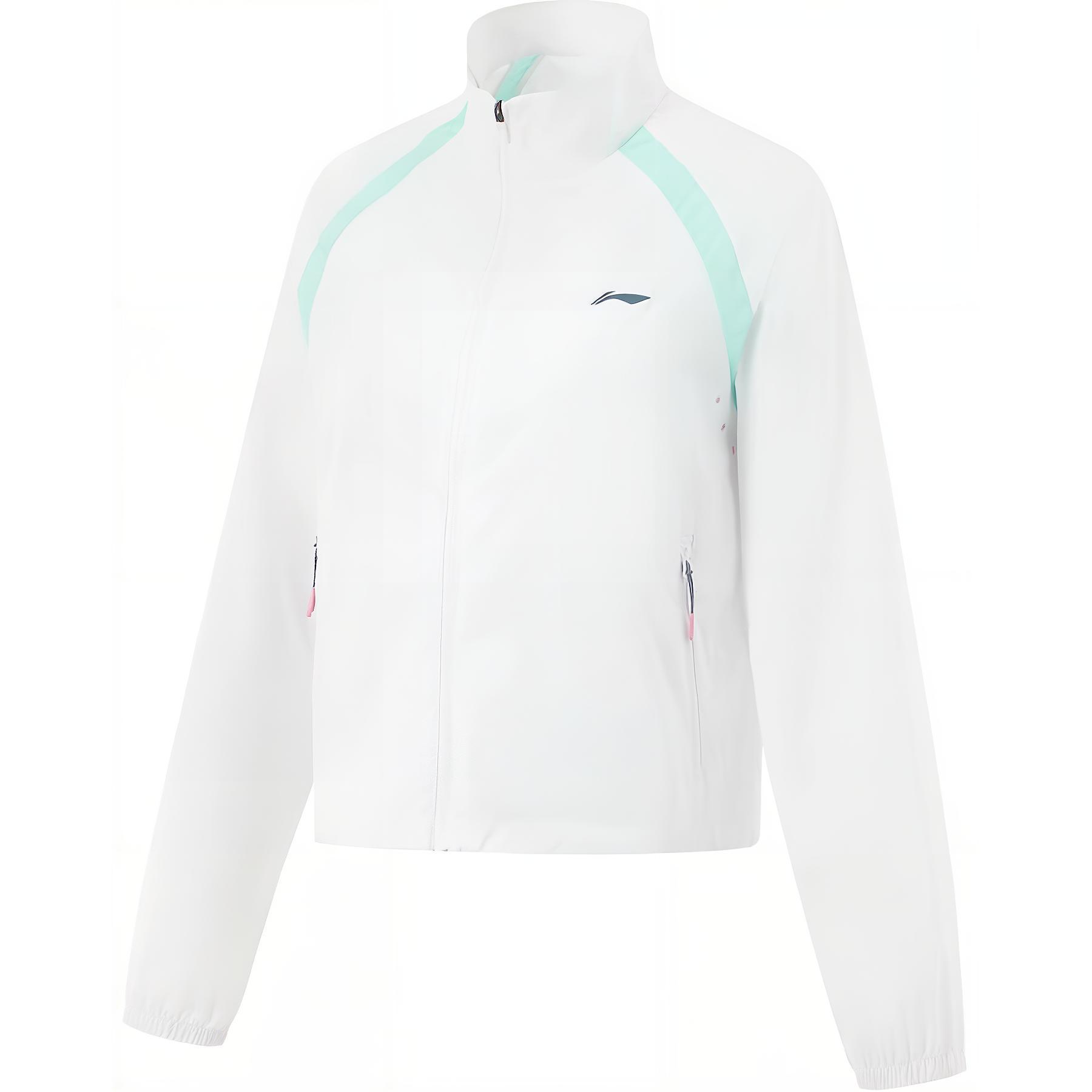 

Li Ning Running Series 2024 Victory Color Block молния воротник стойка удобная дышащая универсальная спортивная ветровка женская верхняя одежда AFDUC02-2 S