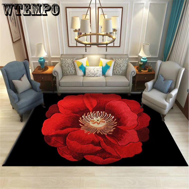 New Chinese Style Carpet Floor Mat Living Room Sofa Floor Mat Household Bedside Carpet