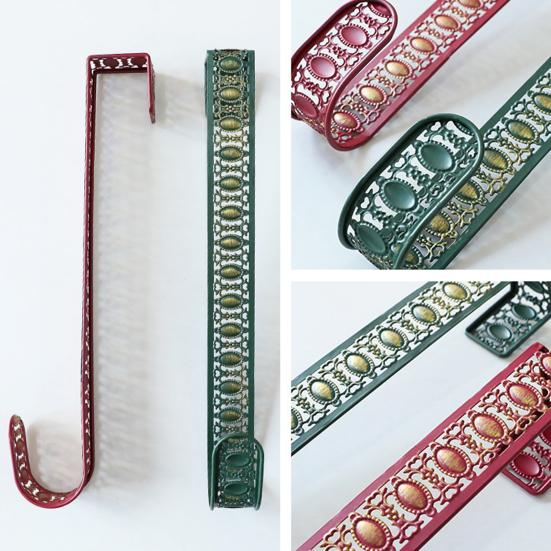 15" Wreath Hanger Metal Wreath Door Hanger Non Scratch Over The Door Hanger Hook