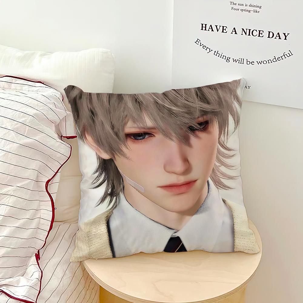 

game Love and Deepspace Xavier cute cozy soft Pillow Case for Sofa Living Room Home office Decor Protective Covers 30x30CM(12x12in)