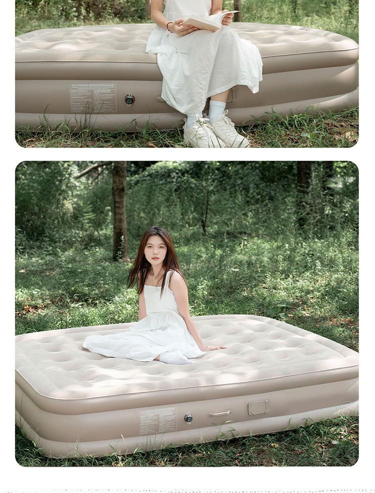 Portable Thickened Inflatable Mattress for Home & Outdoor Camping