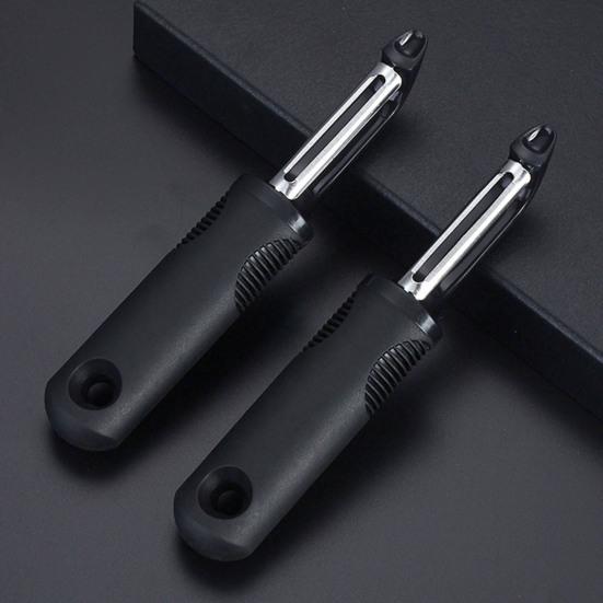 Roterande potatisskalare Skarp Rostfri Potatisskalare med Halkfritt Handtag för Kök Frukt Morot Grönsak Kiwi