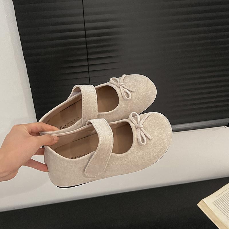 

Осенние женские туфли на одинарной подошве в ретро-стиле с внутренней платформой, с бантом-бабочкой, женские уличные туфли Мэри Джейн с круглым носком 36 бежевый