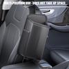 Easy to Install Vehicle Seat Mounted Tissue Holder and Storage Bag for Tissues and Small Items Waterproof Leather