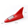 Car Roof Solar Shark Fin Antenna Car Decorative Light Rear-end LED flash lights Warning Flash Lamp