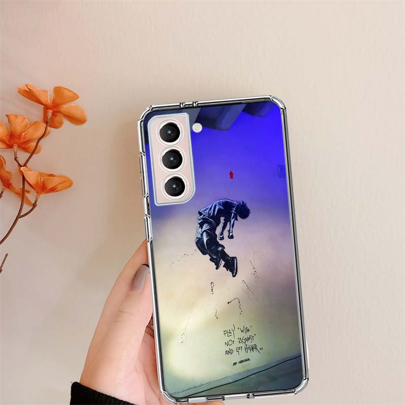 Street Art Banksy Graffiti Phone Case For Samsung S24 FE Galaxy S22 Ultra S25 Edge S21 S23 FE S20 Plus Cover Shell Coque Clear S