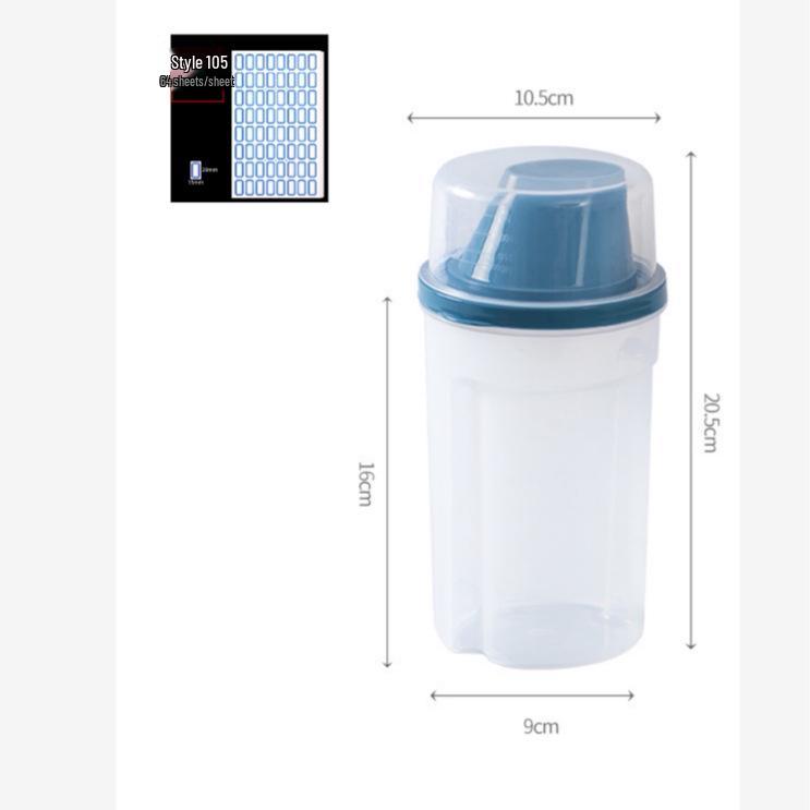 Grain & Bean Food Grade Storage Can for Oatmeal, Sugar, Flour, & Starch