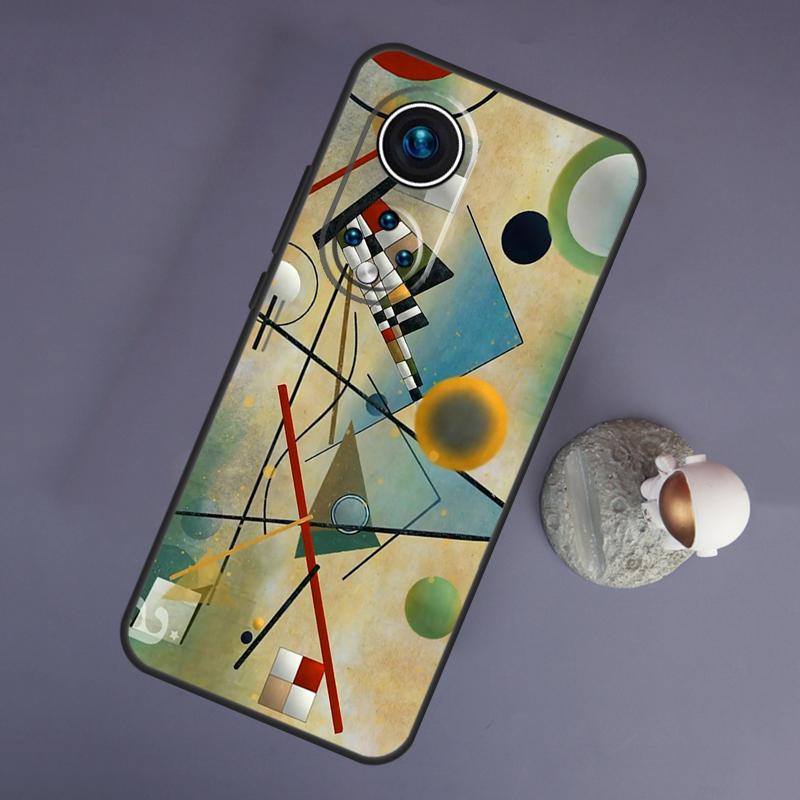 Wassily Kandinsky Abstraktní Pro Huawei Honor Magic 5 Lite 70 50 X8 X9 a P20 P30 P40 P50 P60 Pro P Smart Nova 9 5T Pouzdro