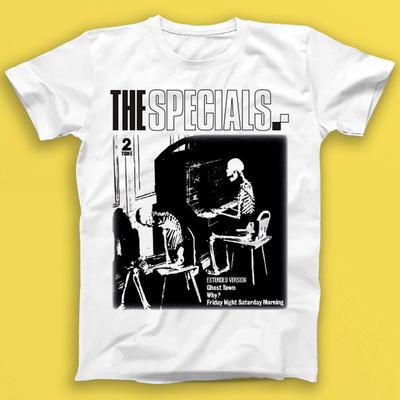 The Specials Ghost Town 2tone Ska Reggae Musica Best Seller Regalo Maglietta T-shirt 2912