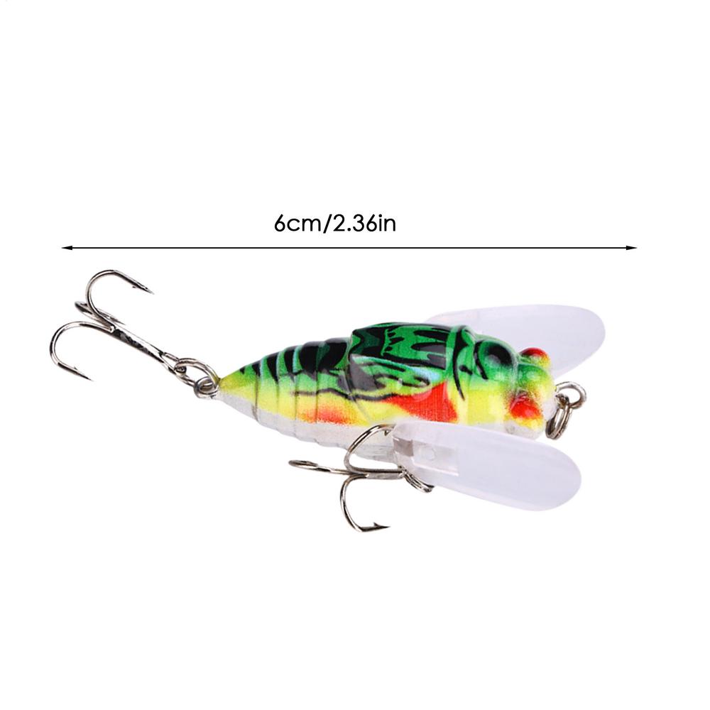 

Cicada Simulating Fish Lures Strong Hook Realistic Tackle Attractant Freshwater Attractant Baits Fishing Equipment Accessories
