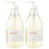 Aminni Mildly Acidic Protein Scalp Care Shampoo Santal Woody Scent (100% Naturally Derived Surfactants) 1L 2 Pcs