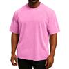 Men's Short Sleeved Retro Cotton T-shirt Loose Half Sleeve