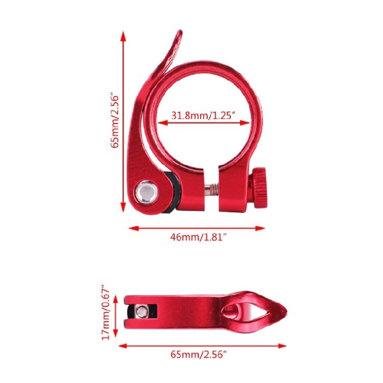 Cycling Seat Clamp Universal Seat Post Clamp Saddle Clamp Bike Seat Tube Clips