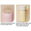 Toothbrush Cup Holder Magnetic Mouthwash Cup 3-in-1 Storage Container Wall Mounted Dust-Proof Bathroom Organizer