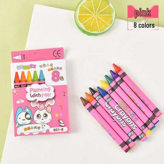 Kindergarten Oil Pastel Crayons: 8, 12, 24 Colors - Back-to-School Stationery, Party Favors, Drawing & Graffiti