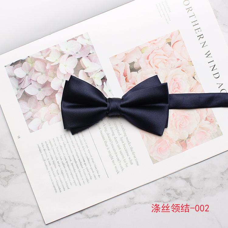 Solid Color Bow Tie, Men'S And Women'S Banquet Performance, Suit, Shirt, Dress, Double Bow.