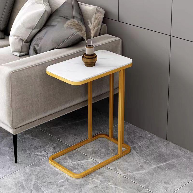 Compact Luxury Square Coffee Table: Elegant Side Table for Living Room or Bedroom