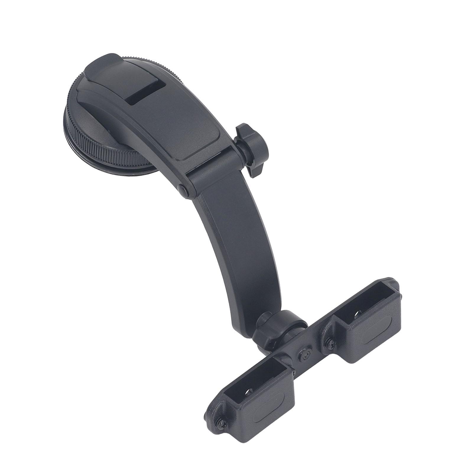 

Крепление на присоске для двух портативных радиостанций ABS на приборную панель лобового стекла двухсторонняя радиостанция автомобильный держатель