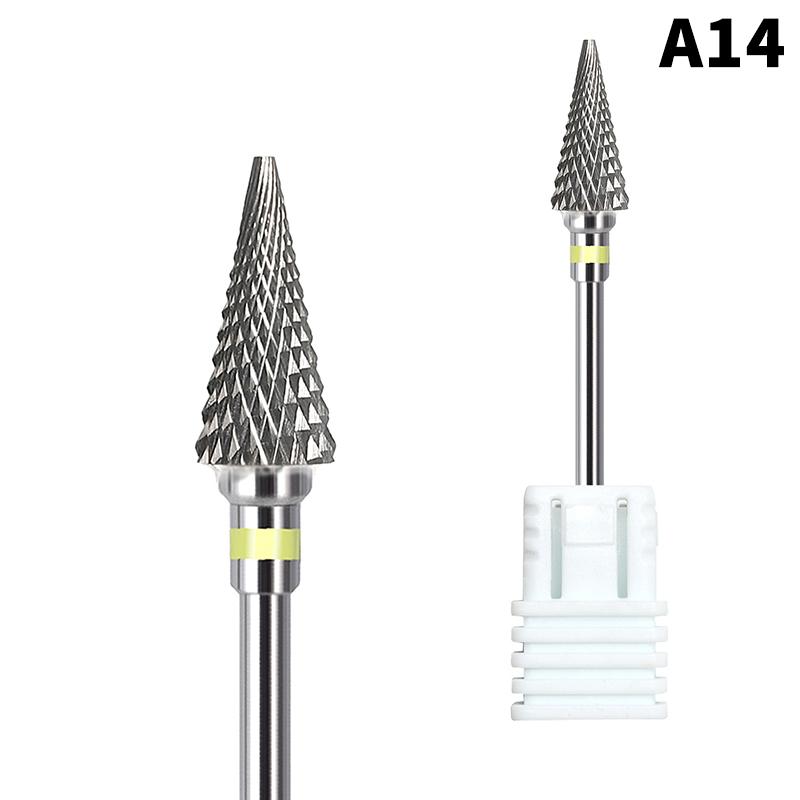 1Pc Tungsten Steel Nail Drill Bit Electric Milling Cutter for Manicure Pedicure Tools Nail Files Bits Apparatus Burr Drills