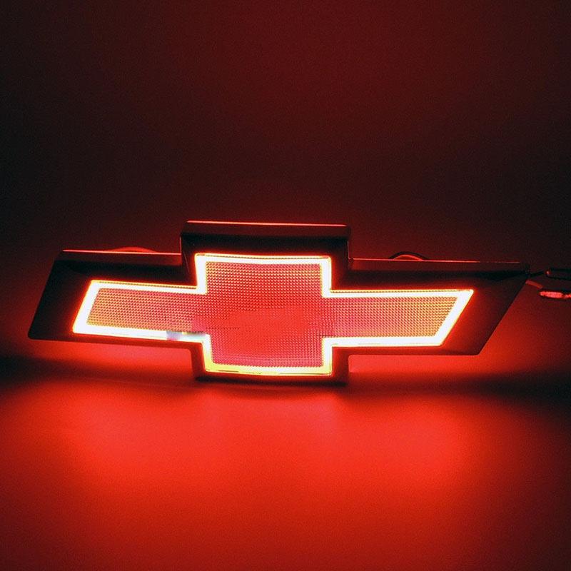 High-quality 5d Led Tail Logo Light Badge Lamp Emblem For Chevrolet Cruze Malibu Red  Light