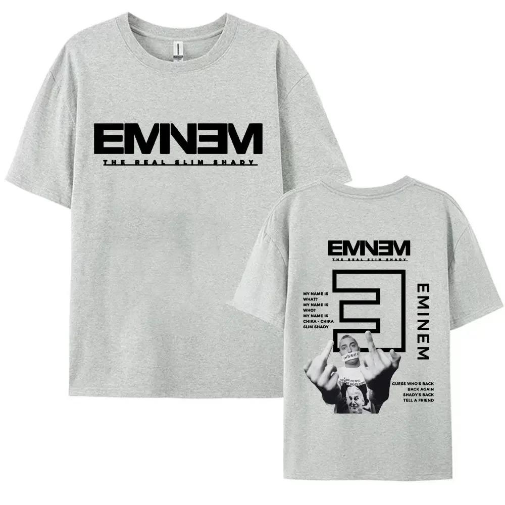 2026 Rapper Eminem New Album Graphic Print T-shirts Men Women's Hip Hop Trend Short Sleeve TShirt Summer Cotton T Shirt for Fans Gift