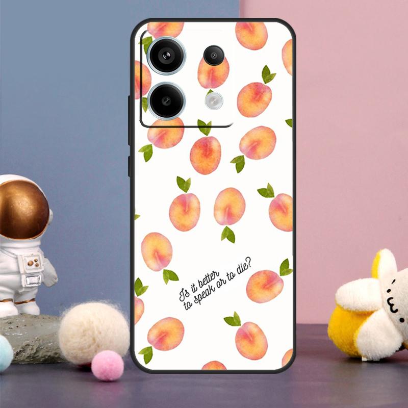 Call Me By Your Name Peach Case For Xiaomi Redmi Note 14 9 10 11 12 13 15 Pro Plus Redmi 15 15C 10C 12C 13C 14C Cover