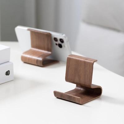 Walnut Solid Wood Mobile Phone Holder & Desktop Stand