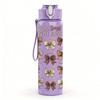 1PC God Is Good Butterfly Faith Print 750ml Color Plastic Sports Water Bottle Leakproof Flip Straw Lid Suitable for Sports Office Home Use