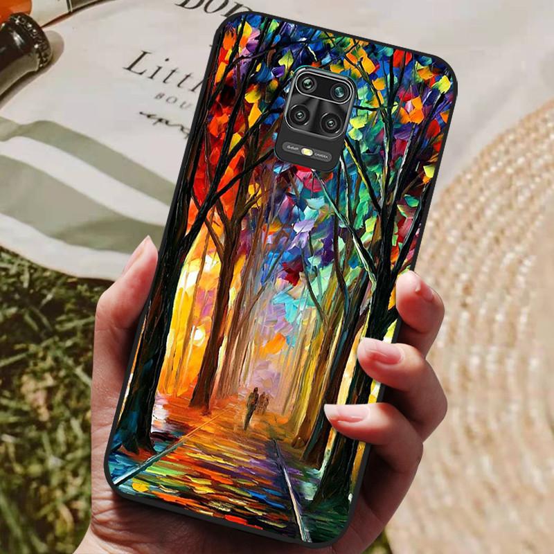 

For Xiaomi Redmi Note 9S Case Cute Cat Soft TPU Silicone Cover for Xiaomi Redmi Note 9 Pro Phone Case Black Bumper Redmi Note9 Redmi Note 9 Pro