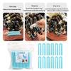 12Pcs U-shaped Perm Insulation Clips High Temperature Salon Barber Hair Curly Pad Professional Hairdressing Styling Accessory