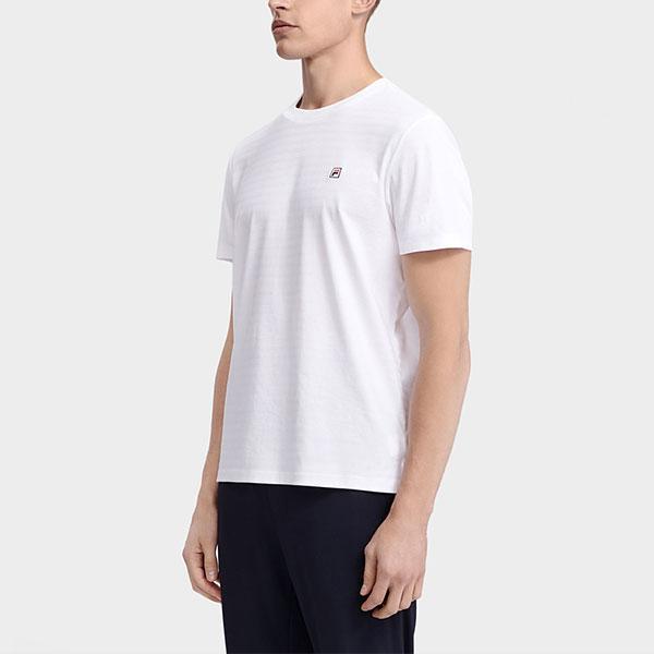 New FILA T Shirt Men's Standard White F11M321109AWT
