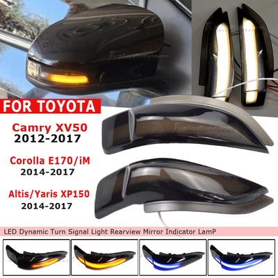Toyota Corolla Camry Prius Vios Yaris Venza Avalon Altis LED dinamikus irányjelző lámpa visszapillantó tükör visszajelző lámpához