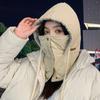 Solid Color Ski Windproof Cap Drawstring Winter Balaclava 3-in-1 Winter Cycling Hat  Cold Weather