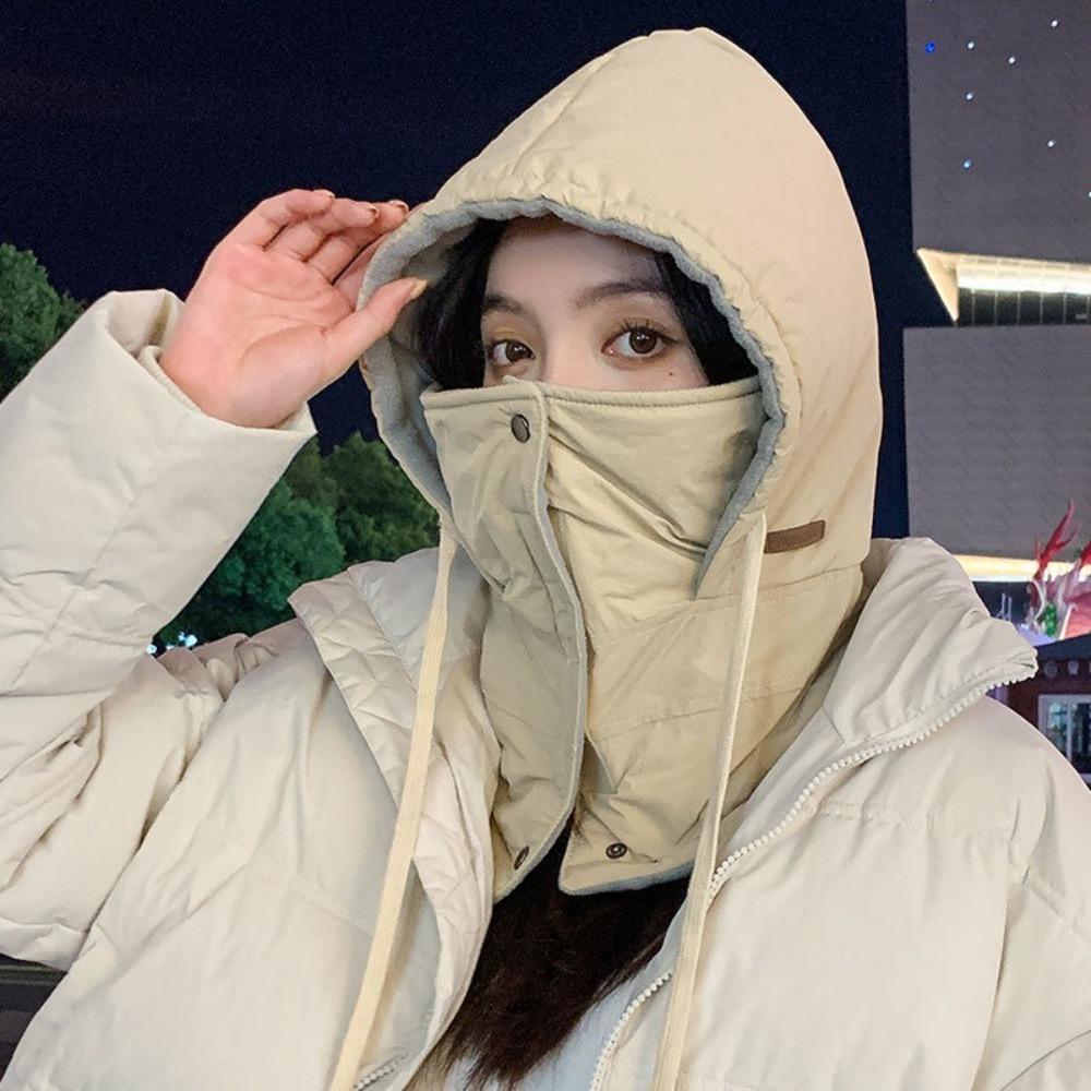 Drawstring Ski Windproof Cap Multifunctional Winter Balaclava 3-in-1 Winter Cycling Hat Hiking